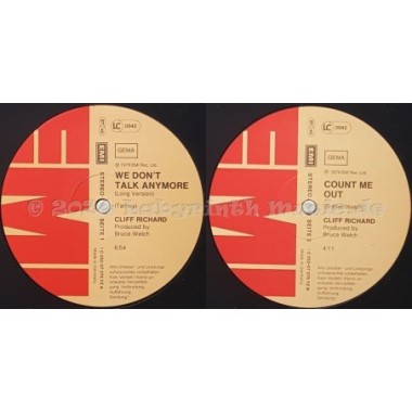 Cliff Richard - We Don't Talk Anymore • 12" Vinyl Maxi • EX - Labyrinth Music