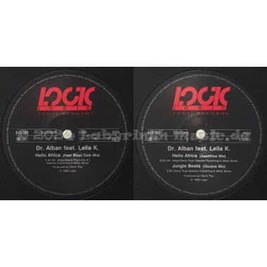 Dr. Alban Feat. Leila K - Hello Afrika • 12" Vinyl Maxi - Labyrinth Music