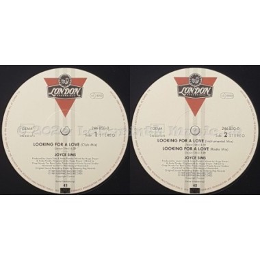 Joyce Sims - Looking For A Love • 12" Vinyl Maxi • EX - Labyrinth Music
