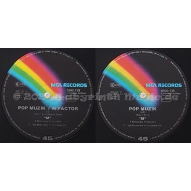M - Pop Muzik • 12" Vinyl Maxi - Labyrinth Music