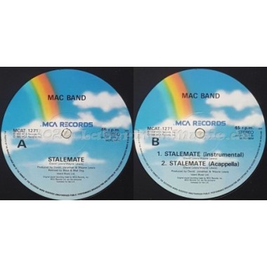 Mac Band Feat. The McCampbell Brothers - Stalemate • Remix • 12" Vinyl Maxi • EX - Labyrinth Music