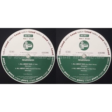 Marxman - All About Eve • 12" Vinyl Maxi • MINT - Labyrinth Music