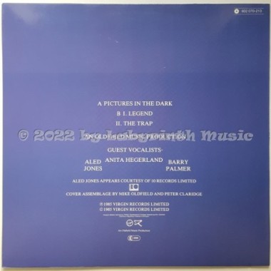 Mike Oldfield - Pictures In The Dark • 12" Vinyl Maxi • MINT - Labyrinth Music