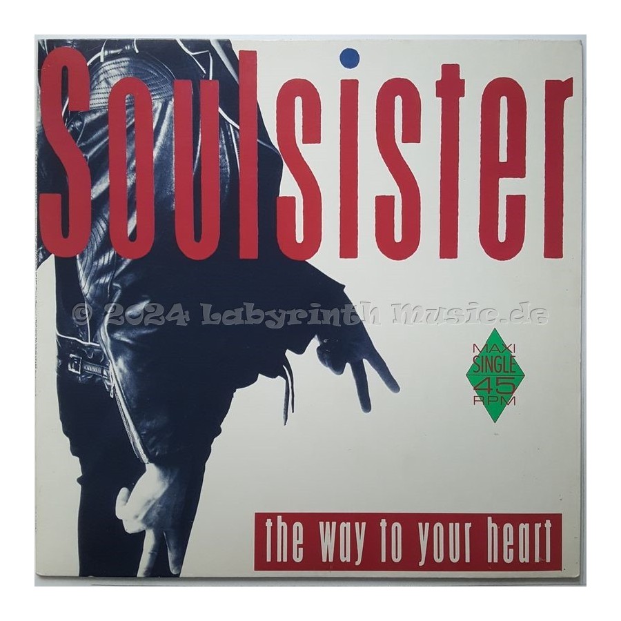 Soulsister - The Way To Your Heart • 12" Vinyl Maxi • MINT - Labyrinth Music