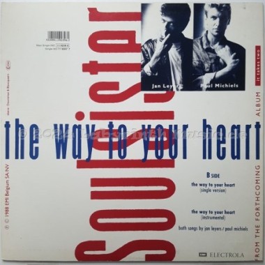 Soulsister - The Way To Your Heart • 12" Vinyl Maxi • MINT - Labyrinth Music