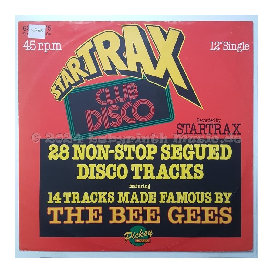 Startrax - Startrax Club Disco • 12" Vinyl Maxi • EX - Labyrinth Music