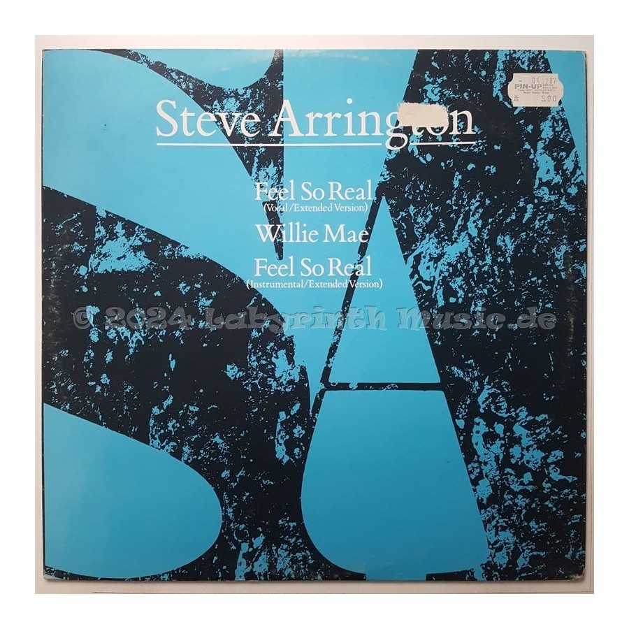 Steve Arrington - Feel So Real • 12" Vinyl Maxi - Labyrinth Music