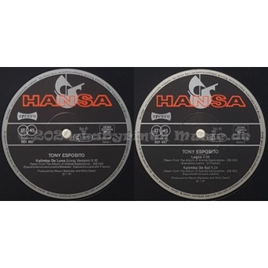 Tony Esposito - Kalimba De Luna • 12" Vinyl Maxi • MINT - Labyrinth Music