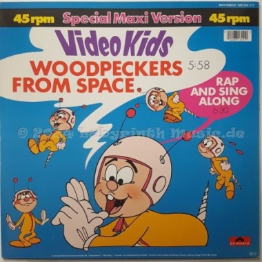 Video Kids - Woodpeckers From Space • 12" Vinyl Maxi • EX - Labyrinth Music