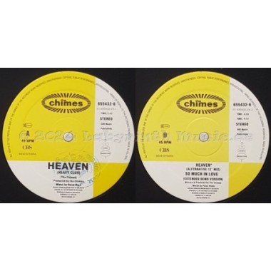 The Chimes - Heaven • 12" Vinyl Maxi • EX - Labyrinth Music