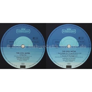 The Cool Notes - In Your Car • 12" Vinyl Maxi • MINT - Labyrinth Music