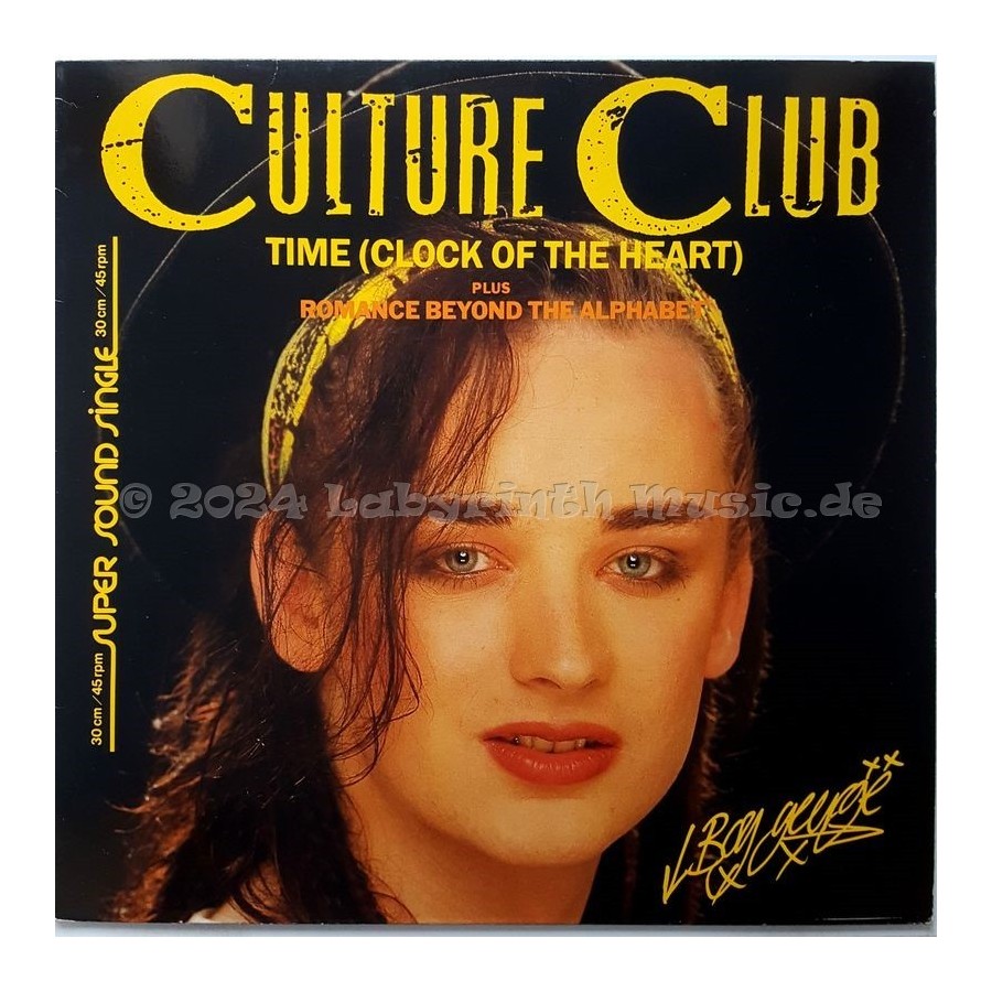 Culture Club - Time (Clock Of The Heart) • 12" Vinyl Maxi • MINT - Labyrinth Music