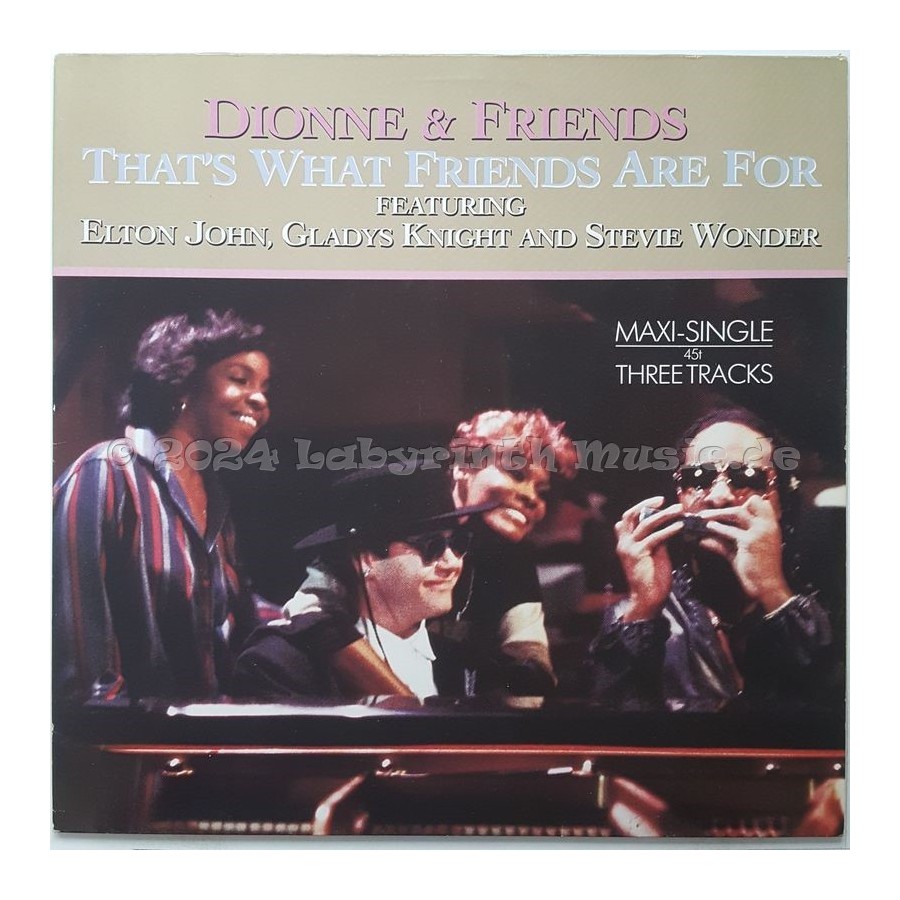 Dionne & Friends - That's What Friends Are For • 12" Vinyl Maxi • NM - Labyrinth Music