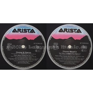 Dionne & Friends - That's What Friends Are For • 12" Vinyl Maxi • NM - Labyrinth Music