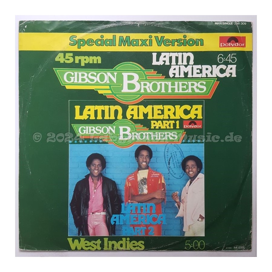 Gibson Brothers - Latin America • 12" Vinyl Maxi - Labyrinth Music