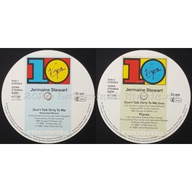 Jermaine Stewart - Don't Talk Dirty To Me • 12" Vinyl Maxi • NM - Labyrinth Music