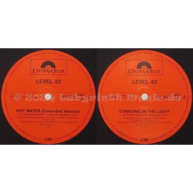 Level 42 - Hot Water • 12" Vinyl Maxi • EX - Labyrinth Music