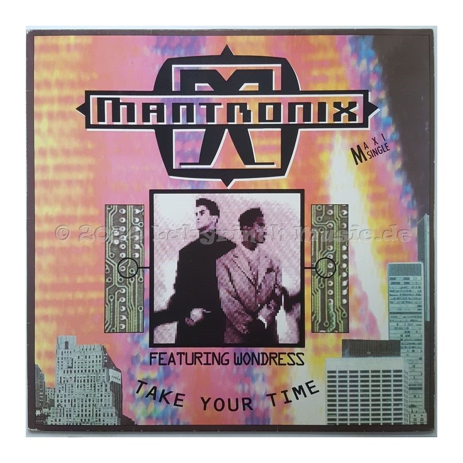Mantronix Feat. Wondress - Take Your Time • 12" Vinyl Maxi • EX - Labyrinth Music