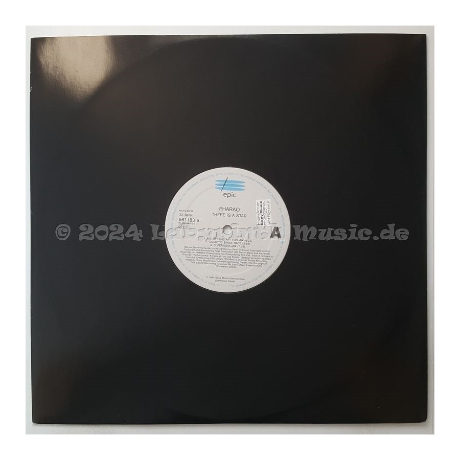 Pharao - There Is A Star • 12" Vinyl Maxi • MINT - Labyrinth Music