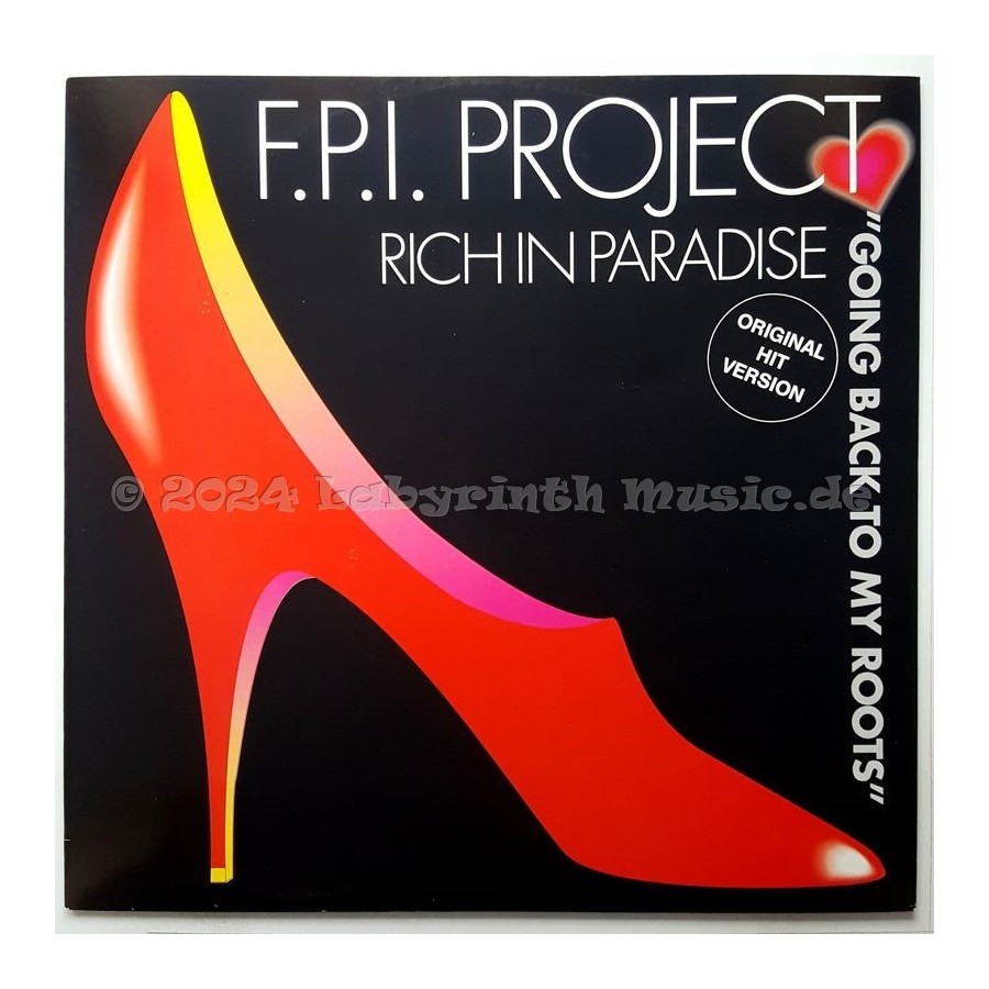 F.P.I. Project - Rich In Paradise • 12" Vinyl Maxi • MINT - Labyrinth Music