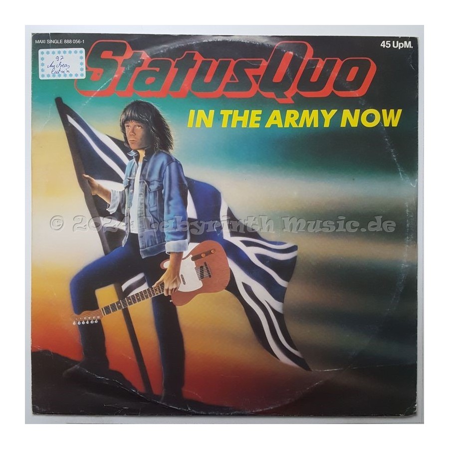 Status Quo - In The Army Now • 12" Vinyl Maxi - Labyrinth Music
