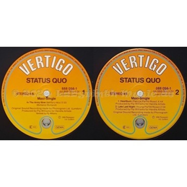 Status Quo - In The Army Now • 12" Vinyl Maxi - Labyrinth Music