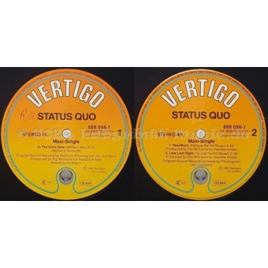 Status Quo - In The Army Now • 12" Vinyl Maxi • EX - Labyrinth Music