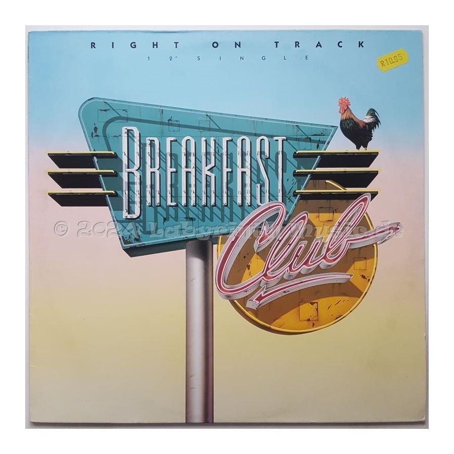 Breakfast Club - Right On Track • 12" Vinyl Maxi • EX - Labyrinth Music
