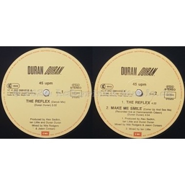 Duran Duran - The Reflex • Dance Mix • 12" Vinyl Maxi • EX - Labyrinth Music