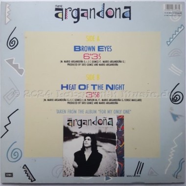 Mario Argandona - Brown Eyes • Re-Mixed Dance Version • 12" Vinyl Maxi - Labyrinth Music