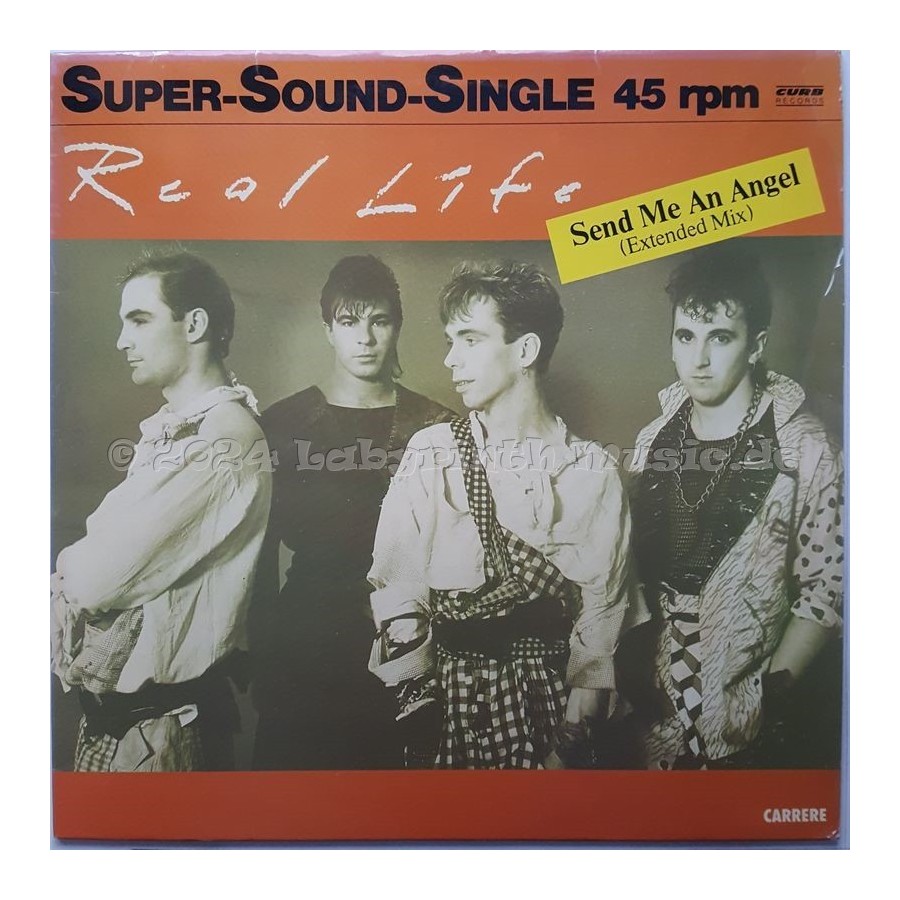 Real Life - Send Me An Angel • 12" Vinyl Maxi • EX - Labyrinth Music