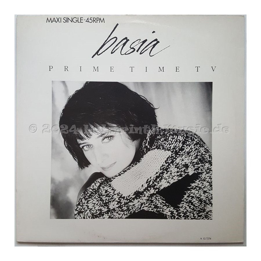 Basia - Prime Time TV • 12" Vinyl Maxi • MINT - Labyrinth Music