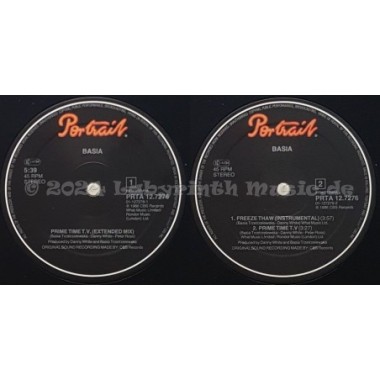 Basia - Prime Time TV • 12" Vinyl Maxi • MINT - Labyrinth Music