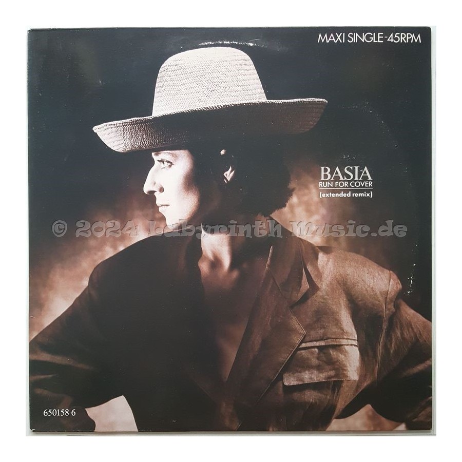 Basia - Run For Cover • 12" Vinyl Maxi • EX - Labyrinth Music