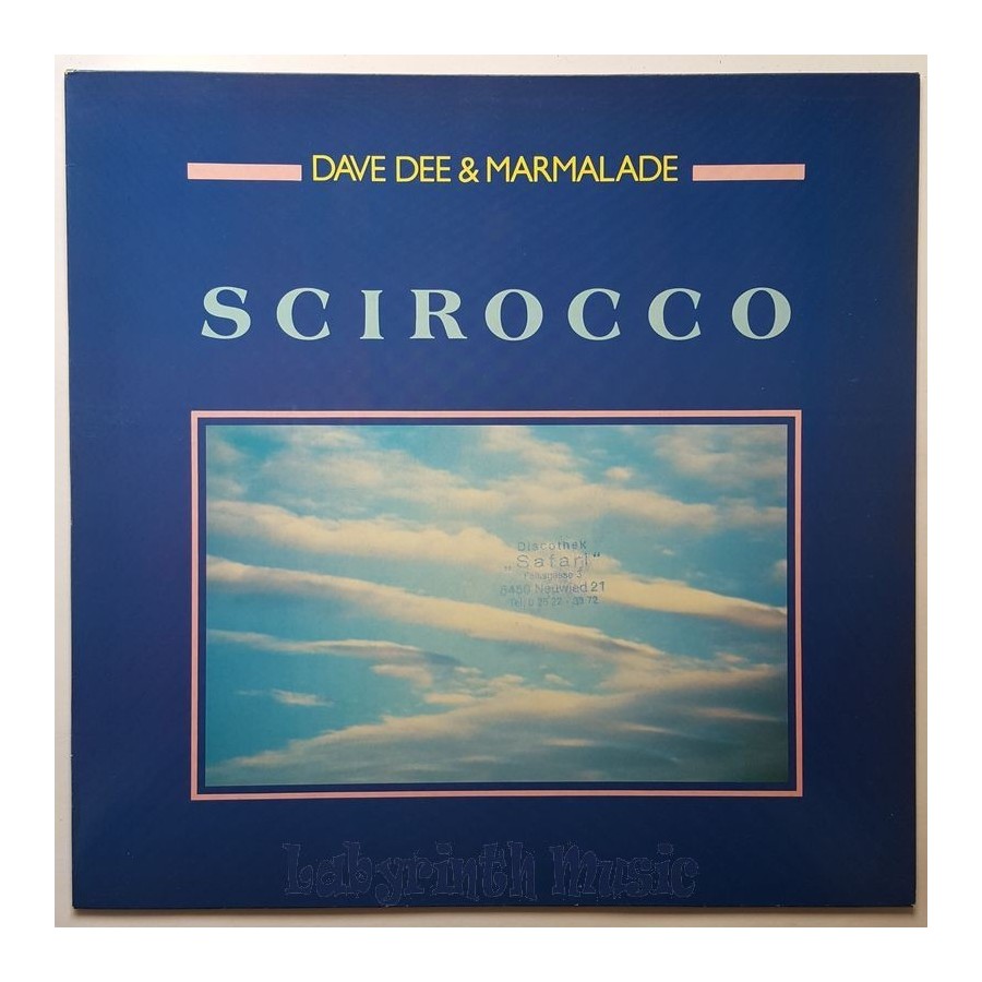 Dave Dee  & The Marmalade - Scirocco • 12" Vinyl Maxi • MINT - Labyrinth Music