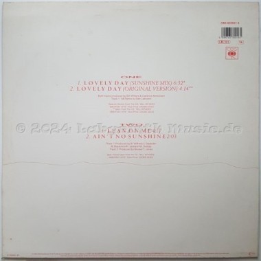 Bill Withers - Lovely Day • Sunshine Mix • 12" Vinyl Maxi - Labyrinth Music