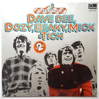 Dave Dee, Dozy, Beaky, Mick & Tich - Attention - Dave Dee, Dozy, Beaky, Mick & Tich. Volume 2 • 12" Vinyl LP - Labyrinth Music