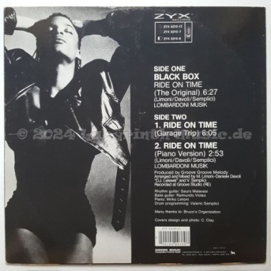 Black Box - Ride On Time • 12" Vinyl Maxi - Labyrinth Music