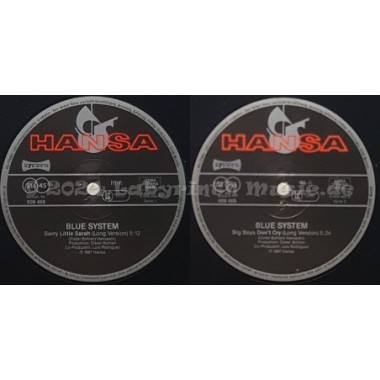 Blue System - Sorry Little Sarah • 12" Vinyl Maxi - Labyrinth Music