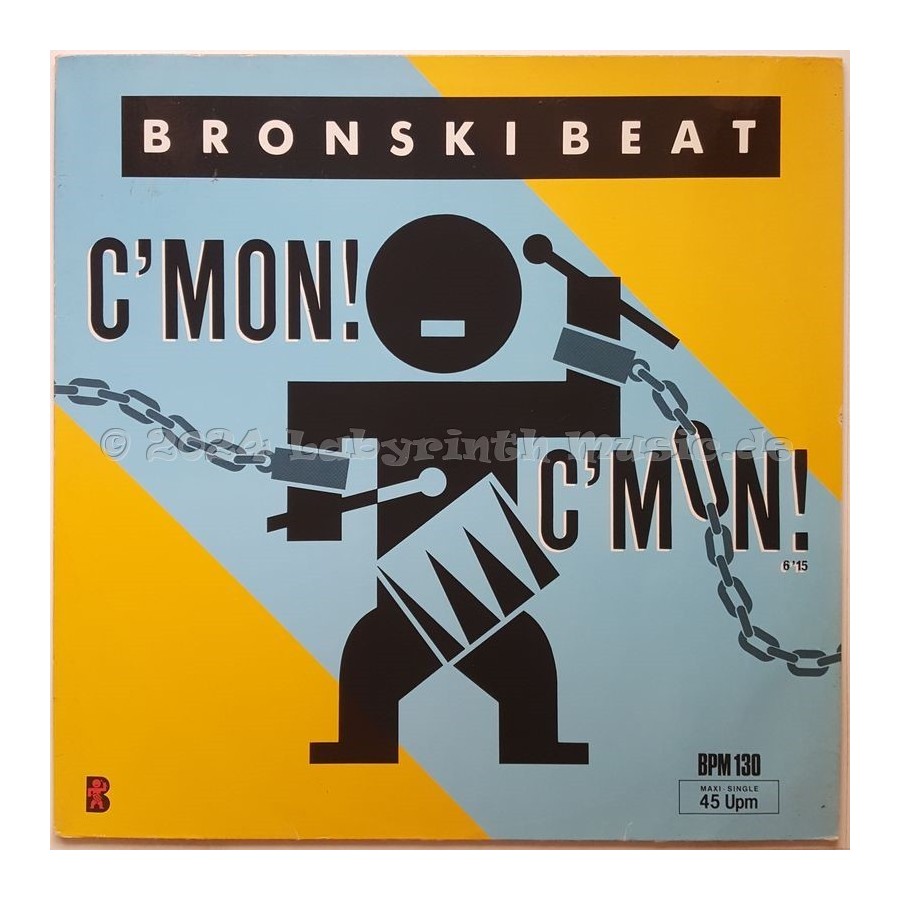 Bronski Beat - C'mon C'mon • 12" Vinyl Maxi • EX - Labyrinth Music