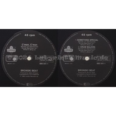 Bronski Beat - C'mon C'mon • 12" Vinyl Maxi • EX - Labyrinth Music