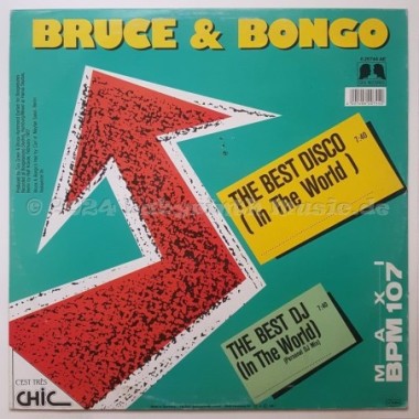 Bruce & Bongo - The Best Disco (In The World) • 12" Vinyl Maxi - Labyrinth Music