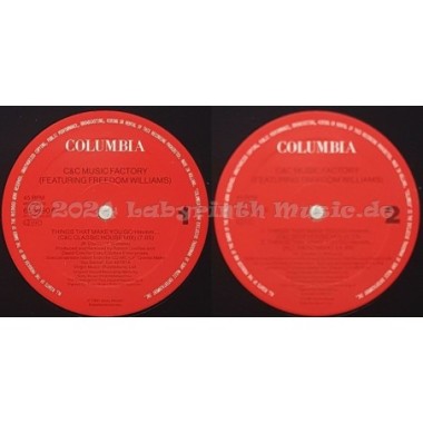 C + C Music Factory Feat. Freedom Williams - Things That Make You Go Hmmm • 12" Vinyl Maxi • EX - Labyrinth Music