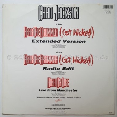 Chad Jackson - Hear The Drummer (Get Wicked) • 12" Vinyl Maxi • EX - Labyrinth Music
