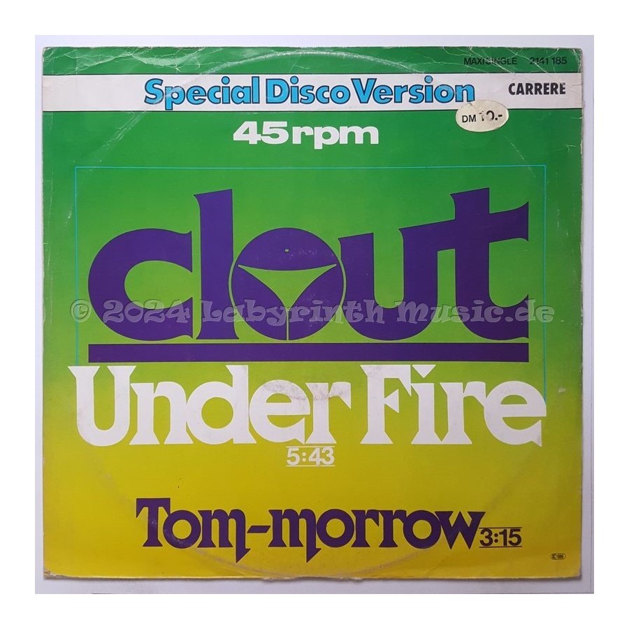 Clout - Under Fire • 12" Vinyl Maxi - Labyrinth Music