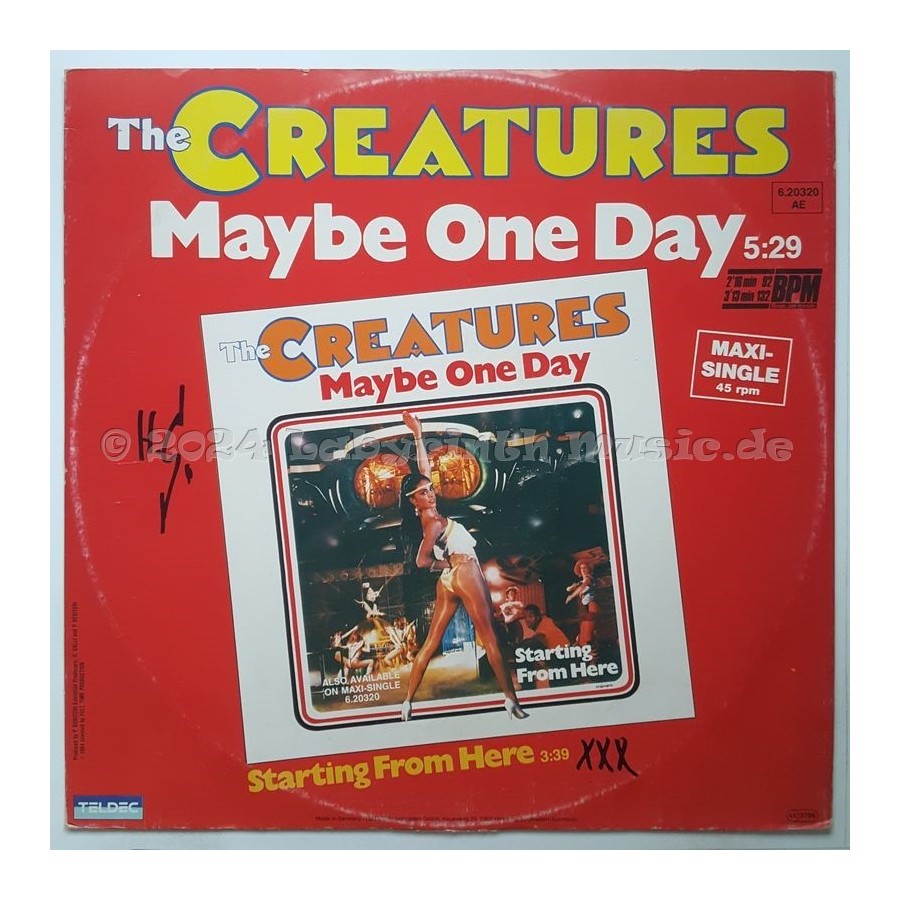 The Creatures - Maybe One Day • 12" Vinyl Maxi - Labyrinth Music