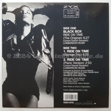 Black Box - Ride On Time • 12" Vinyl Maxi • NM - Labyrinth Music