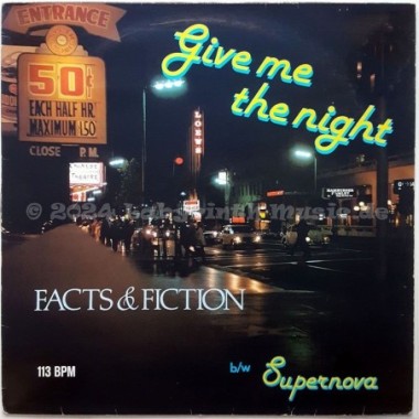 Facts & Fiction - Give Me The Night • 12" Vinyl Maxi • EX - Labyrinth Music