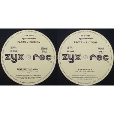 Facts & Fiction - Give Me The Night • 12" Vinyl Maxi • EX - Labyrinth Music