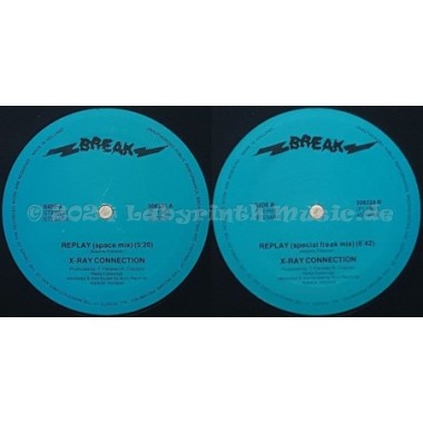 X Ray Connection - Replay • 12" Vinyl Maxi • EX - Labyrinth Music